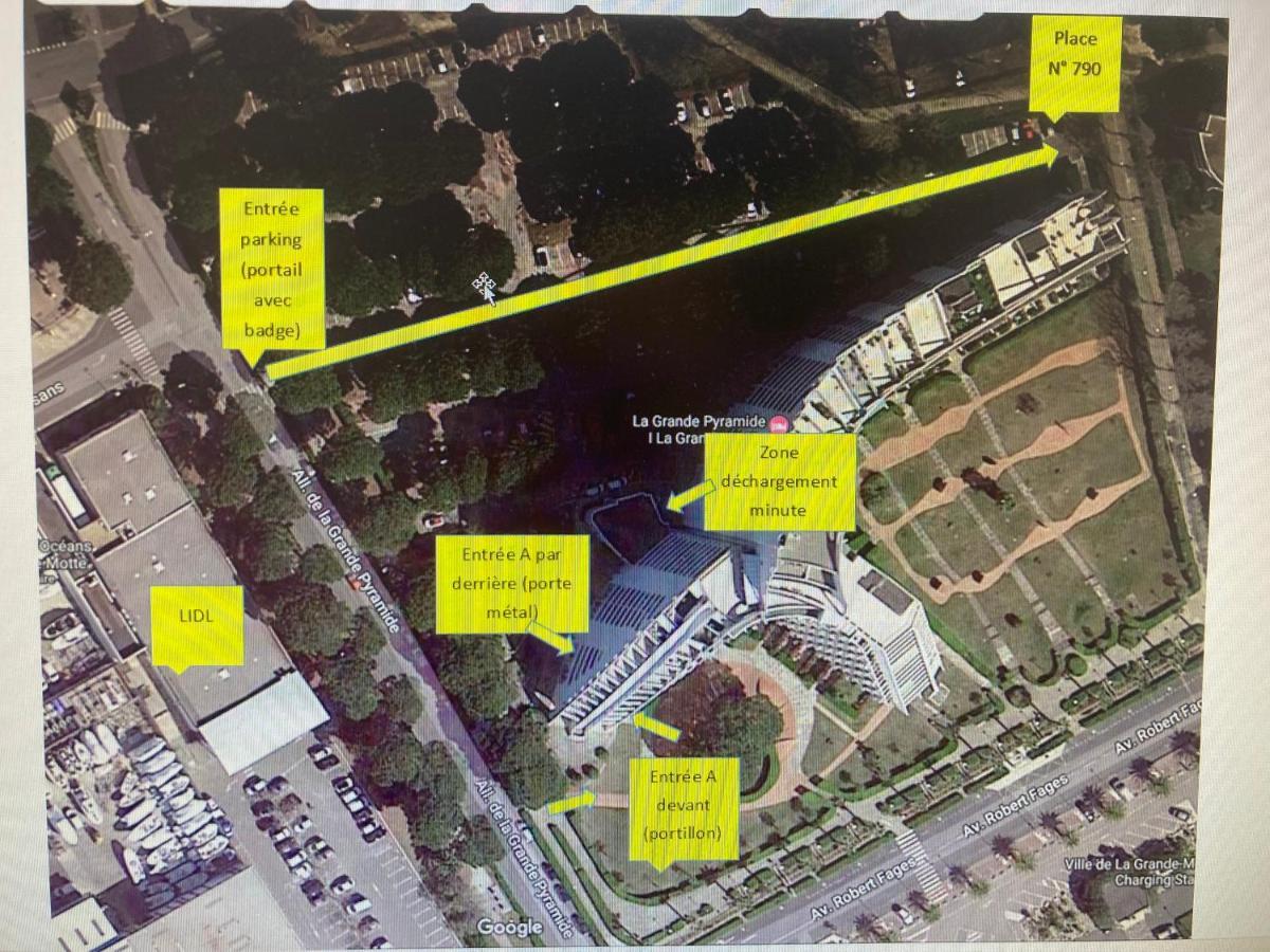 Reve Bleu Residence La Grande Pyramide Vue Port Hyper Centre Wifi Parking Prive Gratuit Bagian luar foto